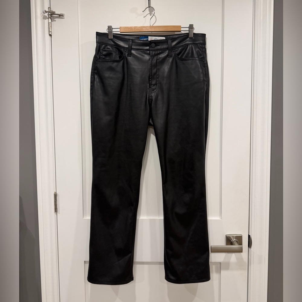 VEGAN LEATHER Pant, Old Navy